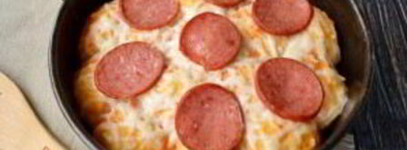 пицца на шариках из теста. Шаг 7