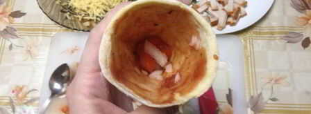 пицца-рожок. Шаг 6