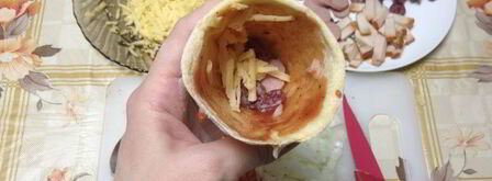 пицца-рожок. Шаг 7