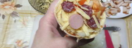 пицца-рожок. Шаг 8