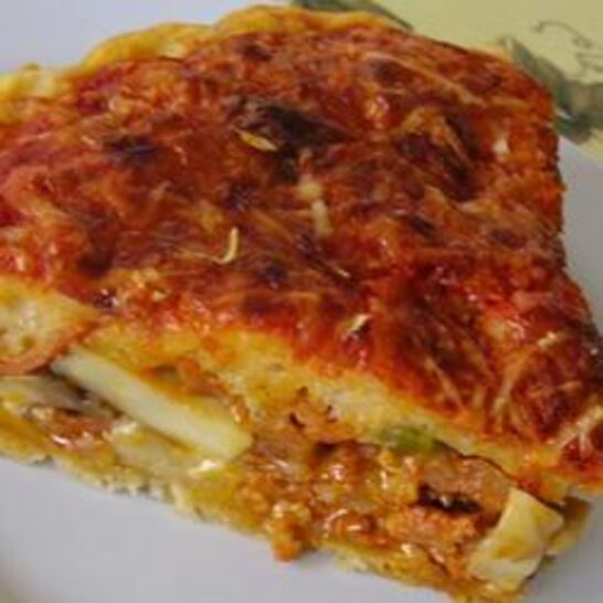 Рецепт пицца с фаршем