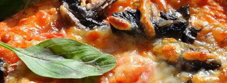 пицца с грибами и базиликом. Шаг 4