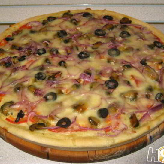 Рецепт пицца с мидиями