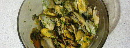 пицца с мидиями. Шаг 8