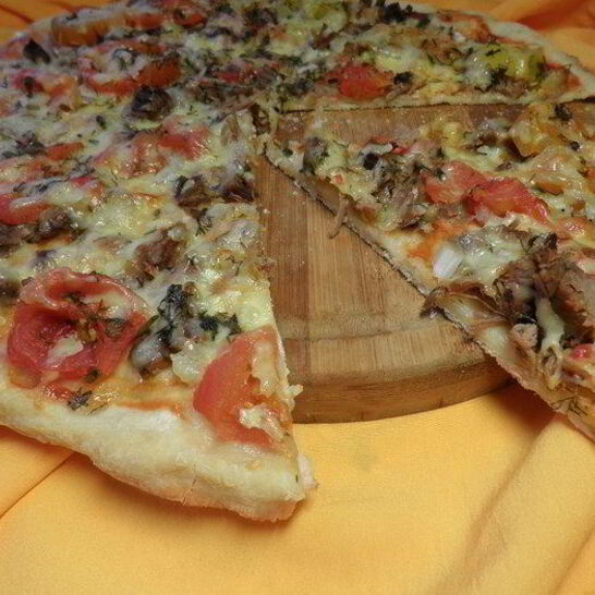 Рецепт пицца с мясом