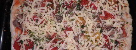 пицца с мясом. Шаг 3