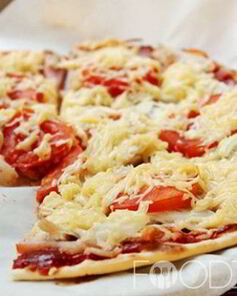 Пицца с плавленым сыром