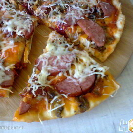 Рецепт пицца с салями