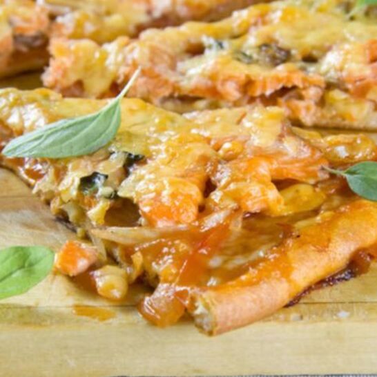 Рецепт пицца с семгой