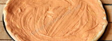 пицца с сосисками и помидорами. Шаг 5