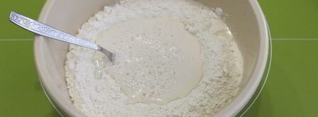 пицца с сыром скаморца. Шаг 3