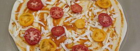 пицца с сыром скаморца. Шаг 8