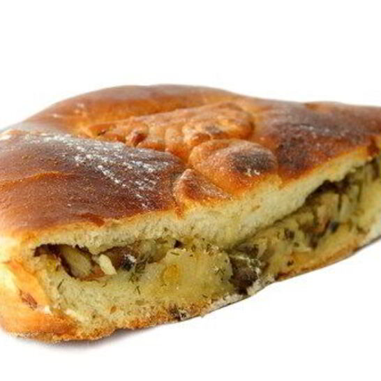 Рецепт пицца с угрем и картофелем