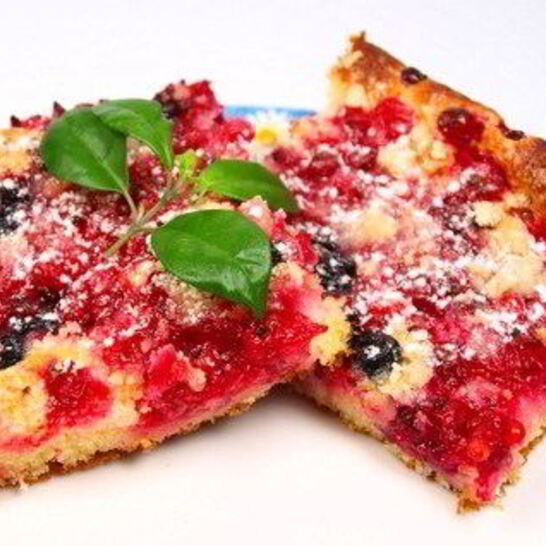 Рецепт пицца с ягодами