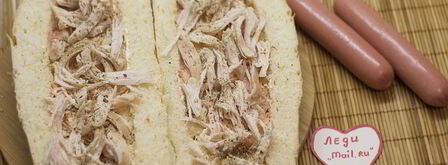 пицца в батоне. Шаг 3