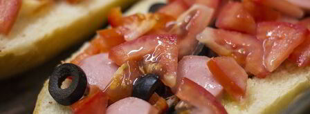 пицца в батоне. Шаг 6