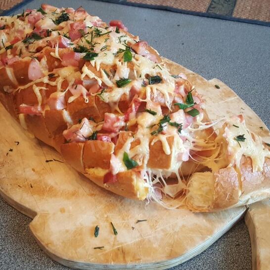 Рецепт пицца в булке