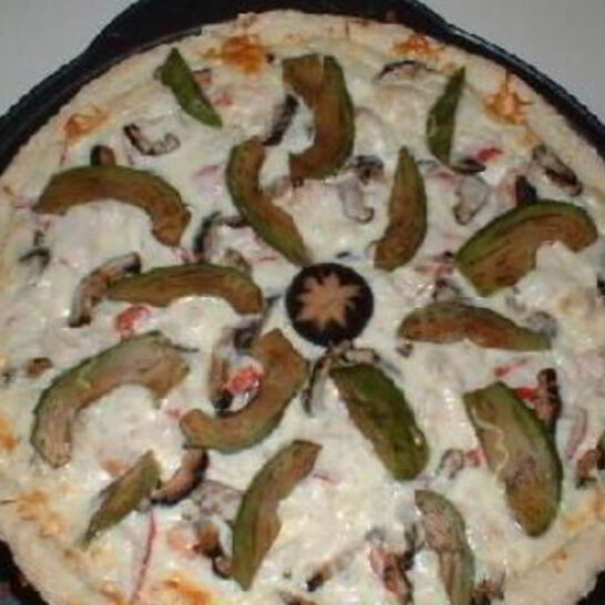 Рецепт пицца в японском стиле