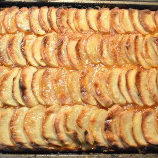 Рецепт яблочная пицца