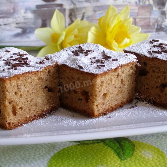 Рецепт коврижка с вареньем на кефире