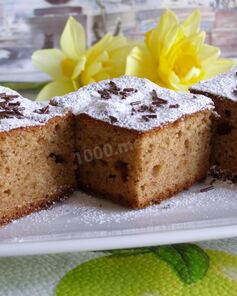 Коврижка с вареньем на кефире