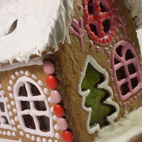 Рецепт новогодний пряничный домик-светильник