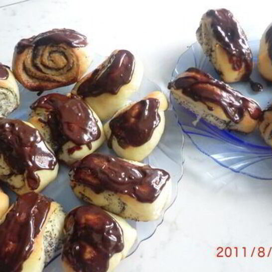 Рецепт рулетики с маком
