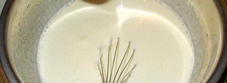 фисташковая шарлотка с персиками. Шаг 6