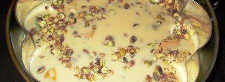 фисташковая шарлотка с персиками. Шаг 10