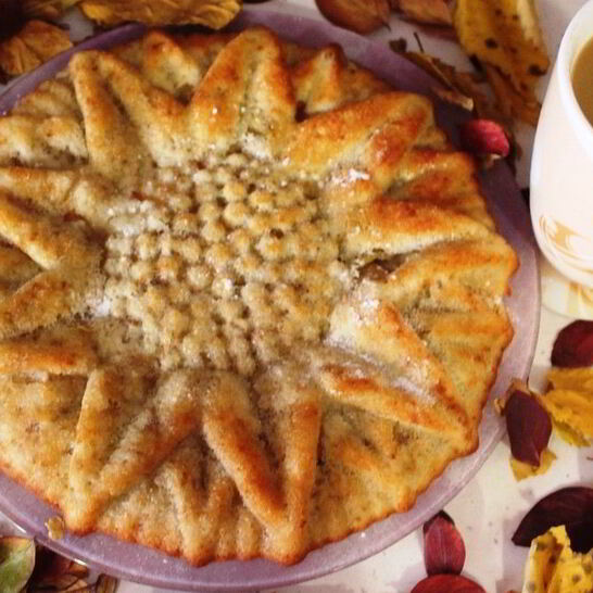 Рецепт осенняя шарлотка