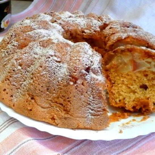 Рецепт пирог шарлотка с грушей