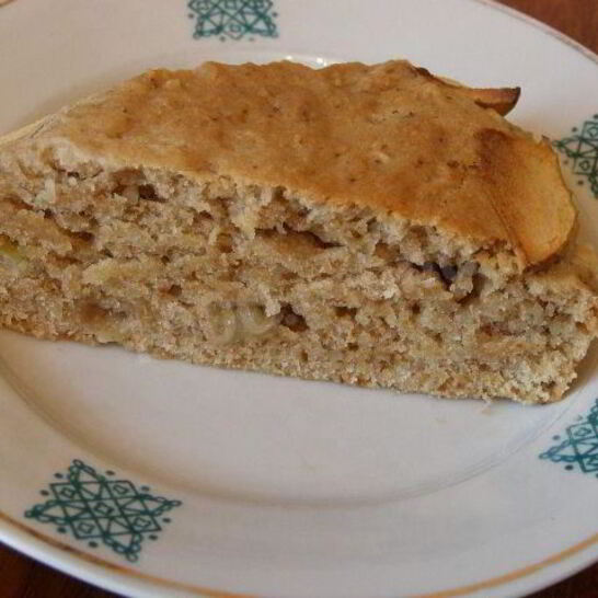 Рецепт постная шарлотка с яблоками