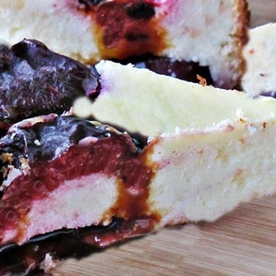 Рецепт шарлотка-чизкейк