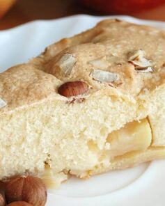 Шарлотка Французская с яблоками