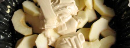 шарлотка французская с яблоками. Шаг 7