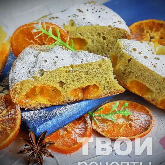 Рецепт шарлотка из мандаринов