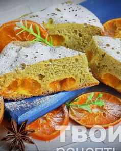 Шарлотка из мандаринов