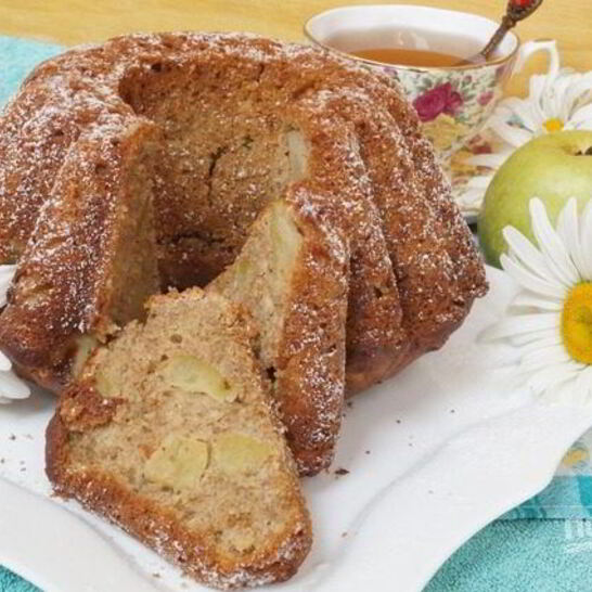 Рецепт шарлотка на кефире в духовке