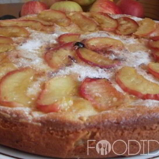 Рецепт шарлотка на сковороде