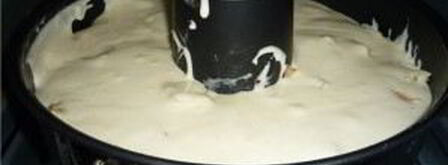 шарлотка с апельсинами и яблоками. Шаг 8