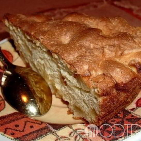 Рецепт шарлотка с бананами