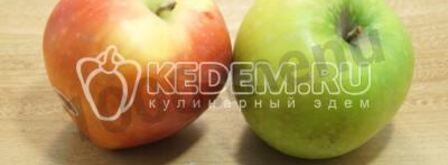 шарлотка с творогом и яблоками. Шаг 8