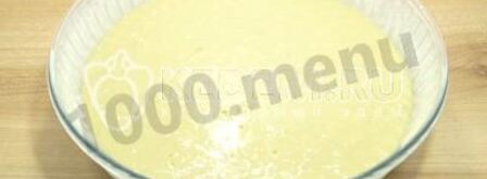 шарлотка с творогом и яблоками. Шаг 10