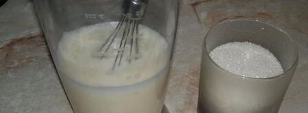 шарлотка с виноградом. Шаг 2