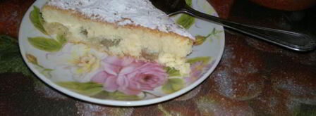 шарлотка с виноградом. Шаг 6