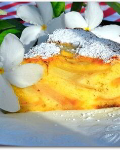 Шарлотка с яблоками без разрыхлителя