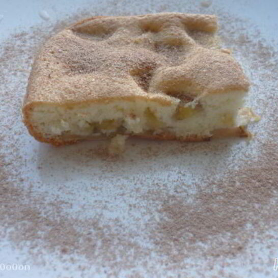 Рецепт шарлотка с яблоками и бананами