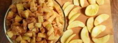 шарлотка с яблоками. Шаг 5