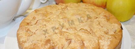 яблочная шарлотка классика. Шаг 9