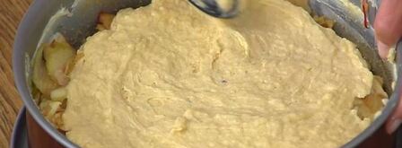 яблочная шарлотка на сидре. Шаг 5